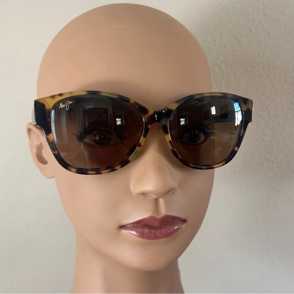 Maui Jim Summer Time Polarized Sunglasses MJ732 Tortoise/Bronze - Picture 2 of 12